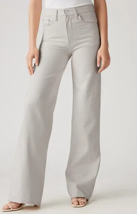 Levi's Ribcage Wide Leg Jeans in Pebbled Path Psk at Nordstrom, Size 28 X 32