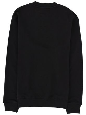 Versace Jeans Couture Logo Cotton Sweatshirt - Black