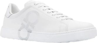 Ferragamo Low-Top Sneaker - Gancini Sneaker - Gr. 11_5 - in Weiß - für Damen