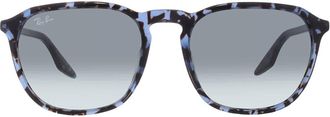 Ray-Ban Blue Vintage Gradient Black Square Unisex Sunglasses RB2203 1430GK 55