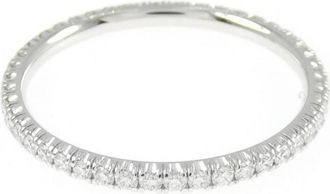 Cartier Silver White Gold (18K) Band Ring (Pre-Owned)