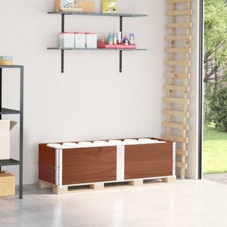 vidaXL Paretali per Pallet 2pz Marroni 150x50cm Legno Massello di Pino vidaXL