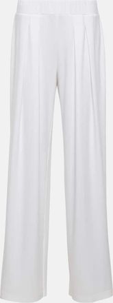 Norma Kamali Low-rise wide-leg pants