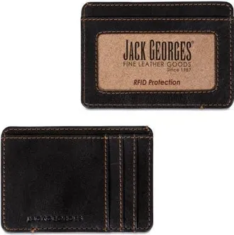 Jack Georges Voyager Slim Wallet The Mitchell in Black at Nordstrom