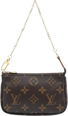 Louis Vuitton Pre-owned Mini Bags, female, Brown, Size: ONE SIZE Pre-owned Mini Pochette Accessoires