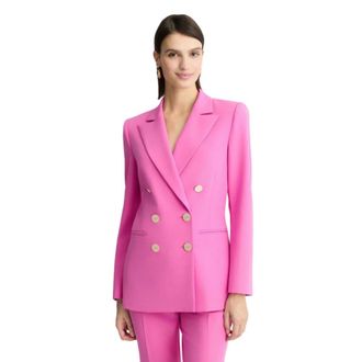 Liu Jo Double-breasted Blazer Array Large - female - Liu Jo - Blazers - Pink - XL - Jackets