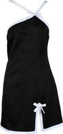 Msgm Damesjurk - Ritssluiting- Viscose - Dames - Korte kleedjes - Zwart - XS - Kleedjes