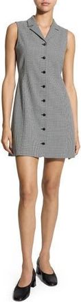 Theory Houndstooth Sleeveless Minidress in Black Multi - A0P at Nordstrom Rack, Size 12