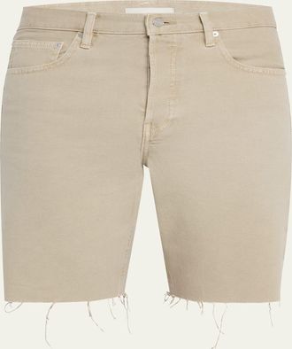 Frame Denim Mens Relaxed Raw Hem Shorts