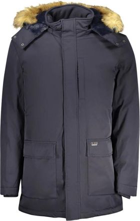 Guess Winterjassen - Heren - Winterjassen - Blauw - M - Polyester - Jassen