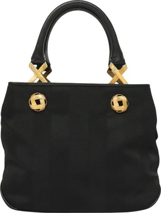 Ferragamo Black Nylon Handbag (Pre-Owned)
