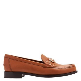 Ferragamo Ferragamo Gancini Ornament Leather Moccasins