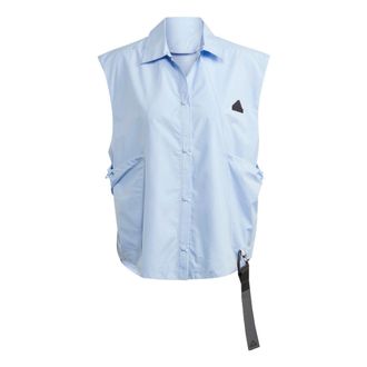 adidas (WMNS) adidas City Escape Vest Logo Blue IA2138