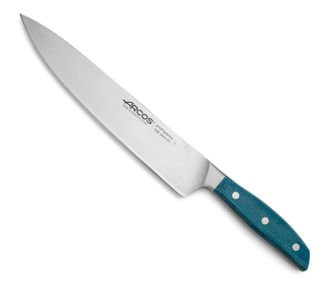 Arcos Cuchillo Cocinero Brooklyn - Cocinero De Hoja Ancha, Filo Liso, Estable Y Fuerte. Cuchillo Multiusos Tanto Para Profesionales Como Para Uso Dom&eacute;stico,