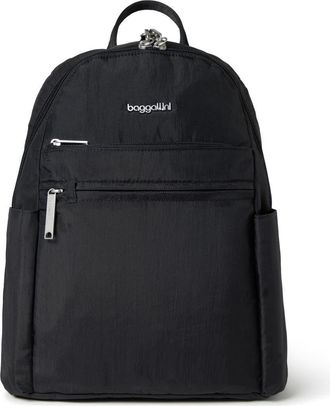 Baggallini Securtex Anti-Theft Vacation Backpack in Black at Nordstrom