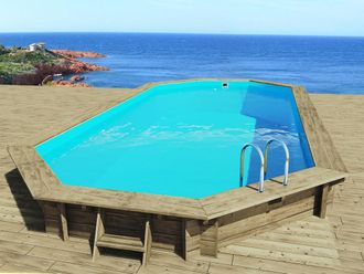 Habitat et Jardin Piscina De Madera sevilla - 8.57 X 4.57 X 1.45 M