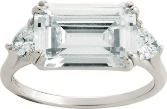 Sterling Forever Cubic Zirconia Ring in Silver at Nordstrom, Size 6