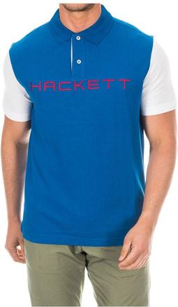 Hackett Mens short-sleeved polo shirt with lapel collar HMX1008B - Multicolour Cotton - Size Medium