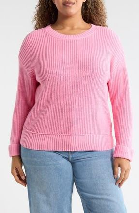 Lucky Brand Crewneck Sweater in Rosebloom at Nordstrom Rack, Size 3 X