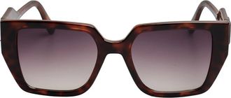 Karl Lagerfeld Rechthoekige Zonnebril - Dames - Zonnebrillen - Bruin - ONE Size - Accessoires