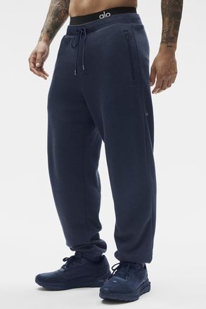 Alo | Chill Sweatpant in Navy Blue, Size: Medium