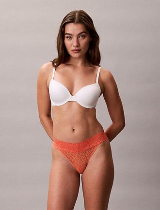 Calvin Klein Thong - Icon Logo Lace