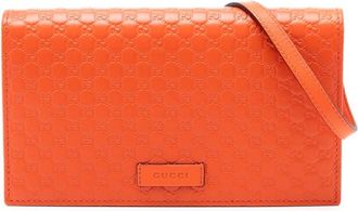 Gucci Pre-owned Gucci Microssima Wallet on Strap Ladies C19NUCF5C40ACARO