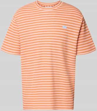 Lacoste Regular Fit T-Shirt aus Baumwoll-Mix in Lachs, Gr&ouml;&szlig;e XXXL
