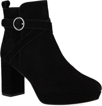 Pelle Moda Leyton Platform Bootie in Black at Nordstrom, Size 9.5