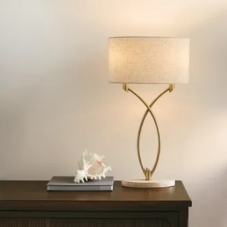 Frontgate Carrin Twin Arm Table Lamp - Frontgate