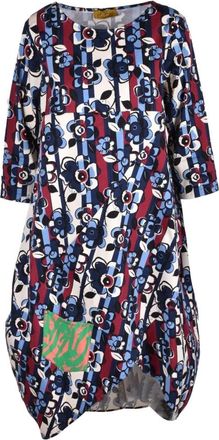 Ebarrito Korte Jurk - Dames - Korte kleedjes - Veelkleurig - ONE Size - Katoen - Kleedjes