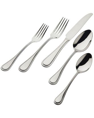 Godinger Bead Mirrored 18/10 Stainless Steel 20pc Flatware Set