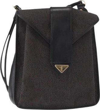 Saint Laurent Pre-owned Plastic Schoudertas - Dames - Vintage Schoudertas - Grijs - ONE Size - Vintage