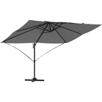 vidaXL Parasol Roma De Brazo Lateral Antracita, Negro Vidaxl