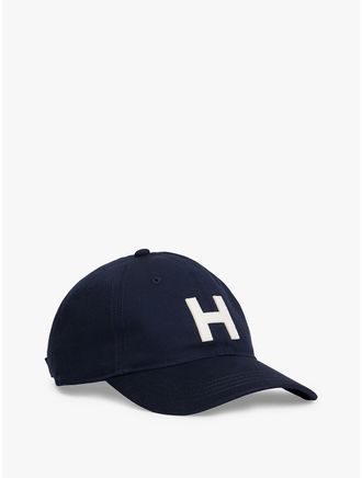 Tommy Hilfiger Mens H Logo Patch Baseball Cap - Navy