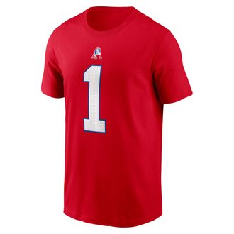 Nike A.J. Brown New England Patriots Nike Mens NFL T-Shirt in Red | N19965N8KF-L9B