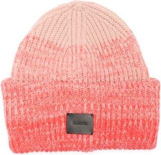 AllSaints Ombré Patch Beanie in Pink Multi at Nordstrom Rack