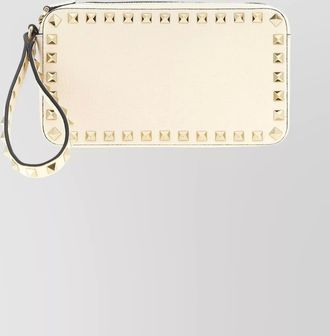 Valentino Garavani leather clutch bag