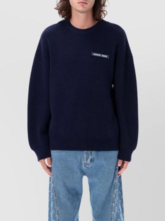 Marine Serre merino wool fisherman jumper