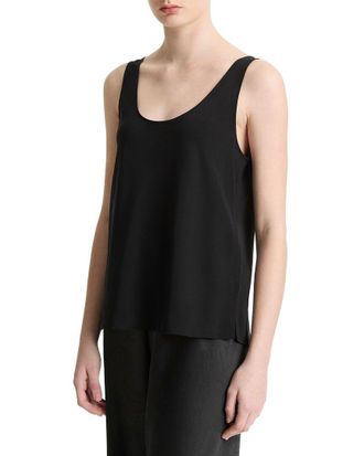 Vince Classic Bias Silk-Blend Tank Cami
