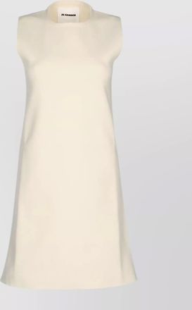 Jil Sander sleeveless round neck a-line dress