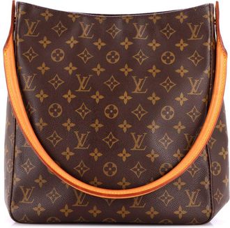 Louis Vuitton Brown Monogram Canvas Looping Gm (Authentic Pre-Loved)
