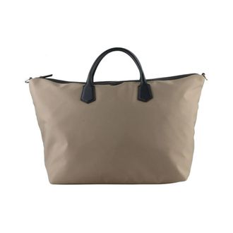 Pourchet Daily Travel Bag - Heren - Weekendtassen - Beige - ONE Size - Leer - Tassen