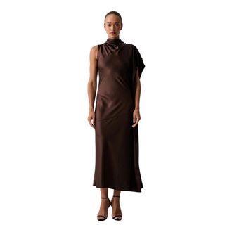 Pinko Mujer, Vestidos, Marr&oacute;n, Talla: M