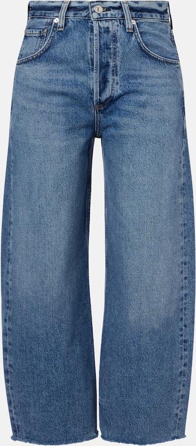 Jeans cropped Ayla a gamba larga