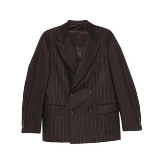 Kaptain Sunshine Pinstripe Double-Breasted Jacket