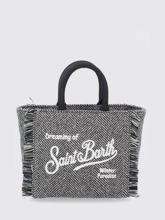 MC2 Saint Barth Borsa Vanity Mini Mc2 Saint Barth in lana chevron con frange