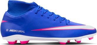 Nike Nike Unisex Superfly 10 Club FG/MG Football Shoes, Racer Blue/White, 11.5