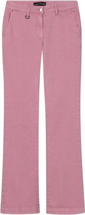 Luisa Cerano Authentieke Flared Jeans - Dames - Flared Jeans - Roze - XL - Katoen - Jeans