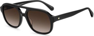Kate Spade New York Edie 2/G/S Asian Fit 807/HA Womens Sunglasses Black Size 54